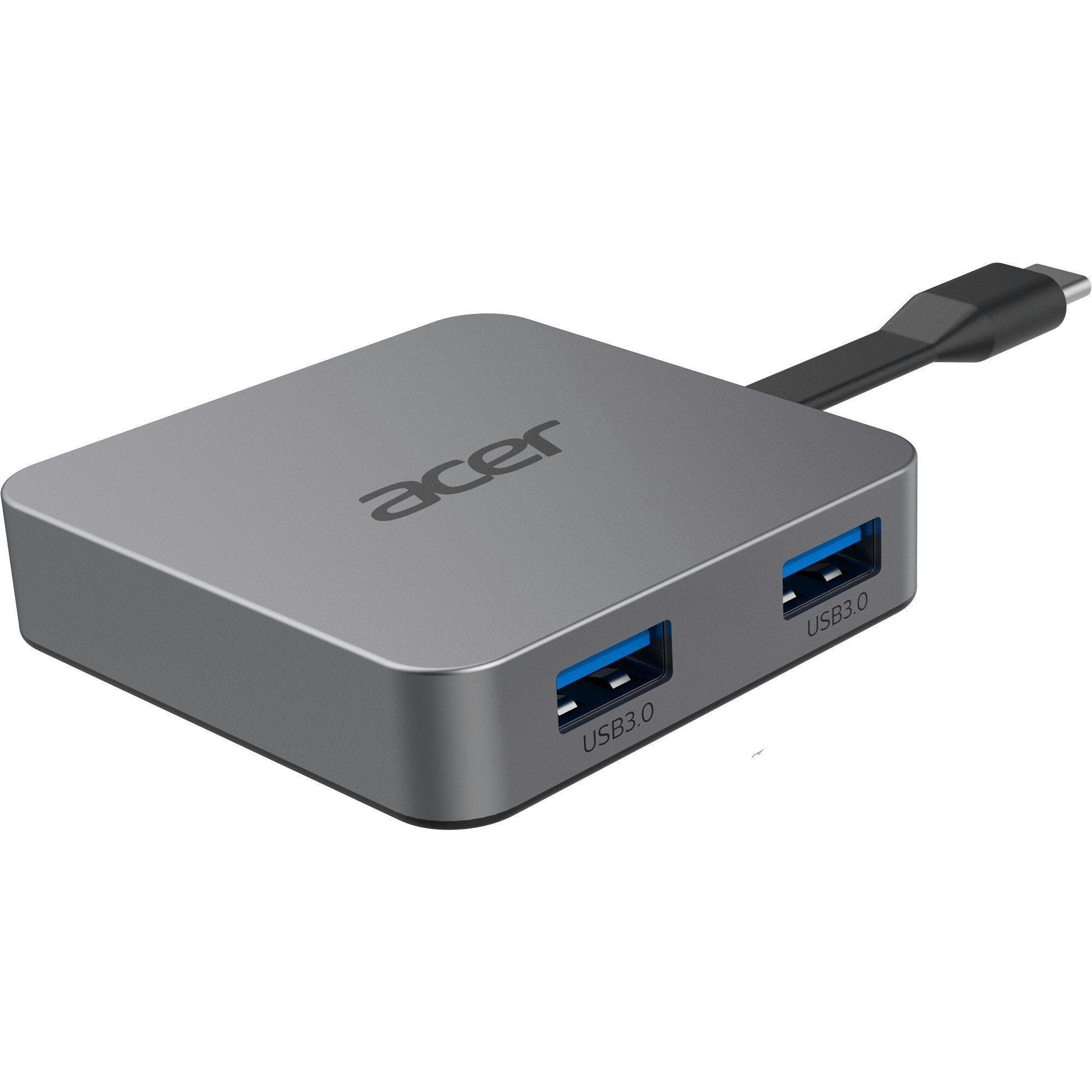 Acer 4-in-1 Portable Mini Dock, docking station (silver, HDMI, USB-A, USB-C)