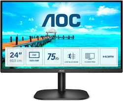 AOC 24B2XHM2, LED monitor (60 cm (24 inch), black, Full HD, 75 Hz, HDMI)