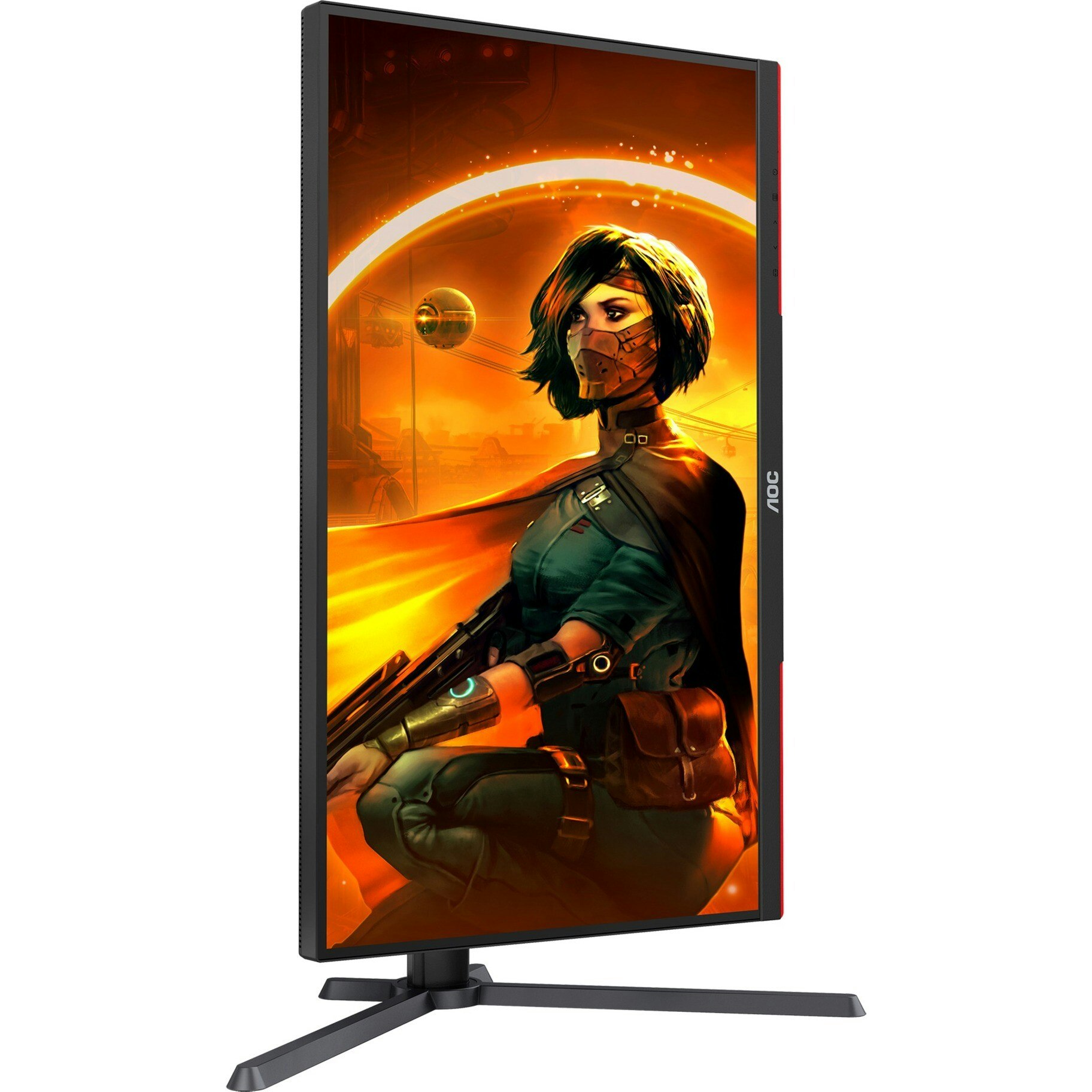 AOC AGON Q27G3XMN/BK, gaming monitor - 27 - black/red, QHD, VA, Adaptive-Sync, 180Hz panel