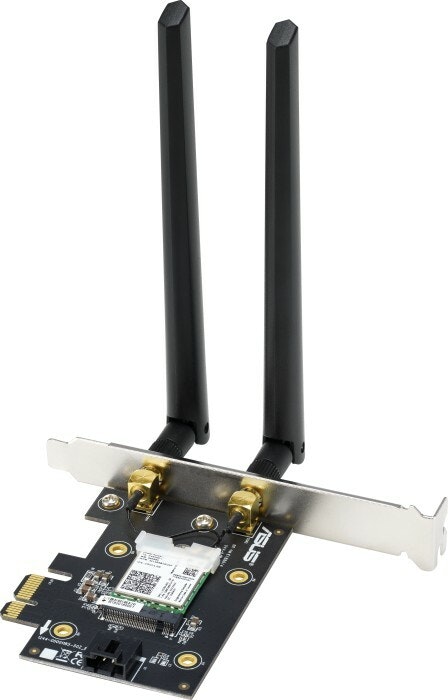 ASUS PCE-AX3000 BT5.0, 2.4GHz/5GHz WLAN, Bluetooth 5.0 LE, PCIe x1 (90IG0610-MO0R10)