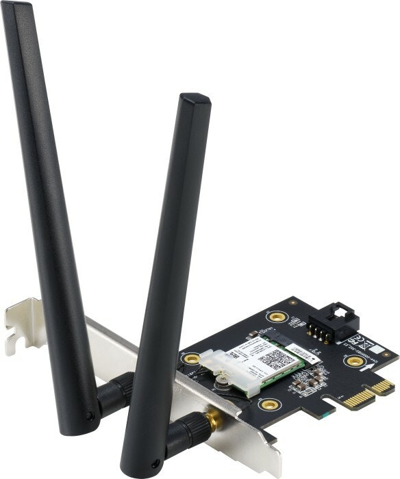 ASUS PCE-AX3000 BT5.0, 2.4GHz/5GHz WLAN, Bluetooth 5.0 LE, PCIe x1 (90IG0610-MO0R10)