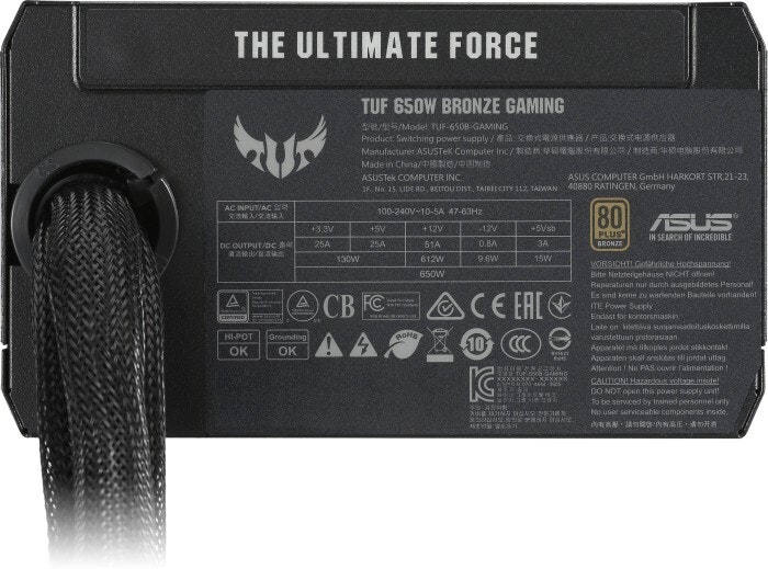 ASUS TUF Gaming 650B PC power supply 650W