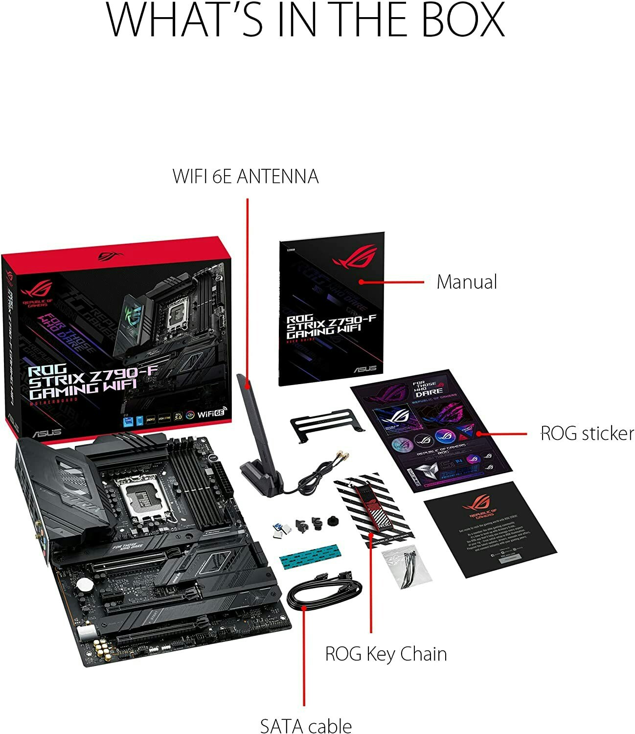 ASUS ROG STRIX Z790-F GAMING WIFI, Motherboard - Socket 1700