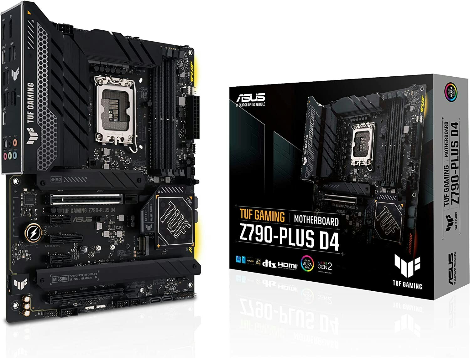ASUS TUF GAMING Z790-PLUS D4, Motherboard - Socket 1700