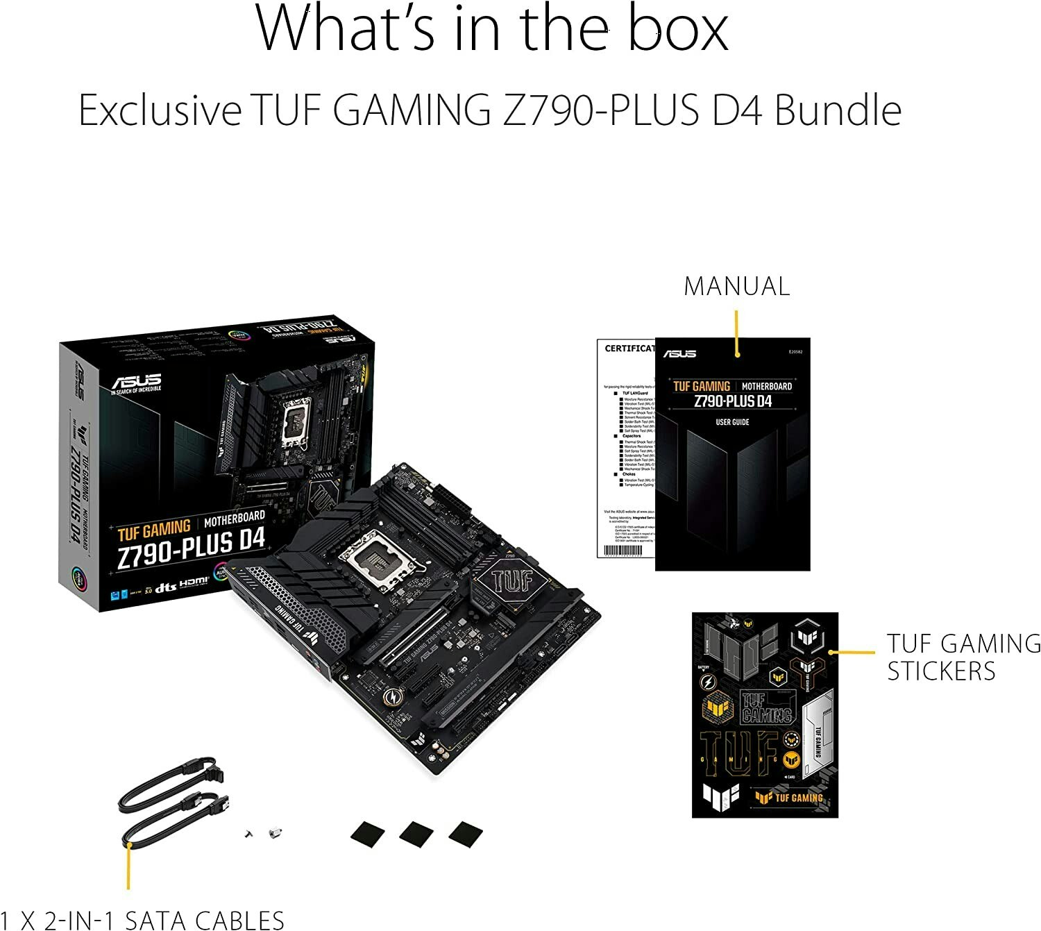 ASUS TUF GAMING Z790-PLUS D4, Motherboard - Socket 1700