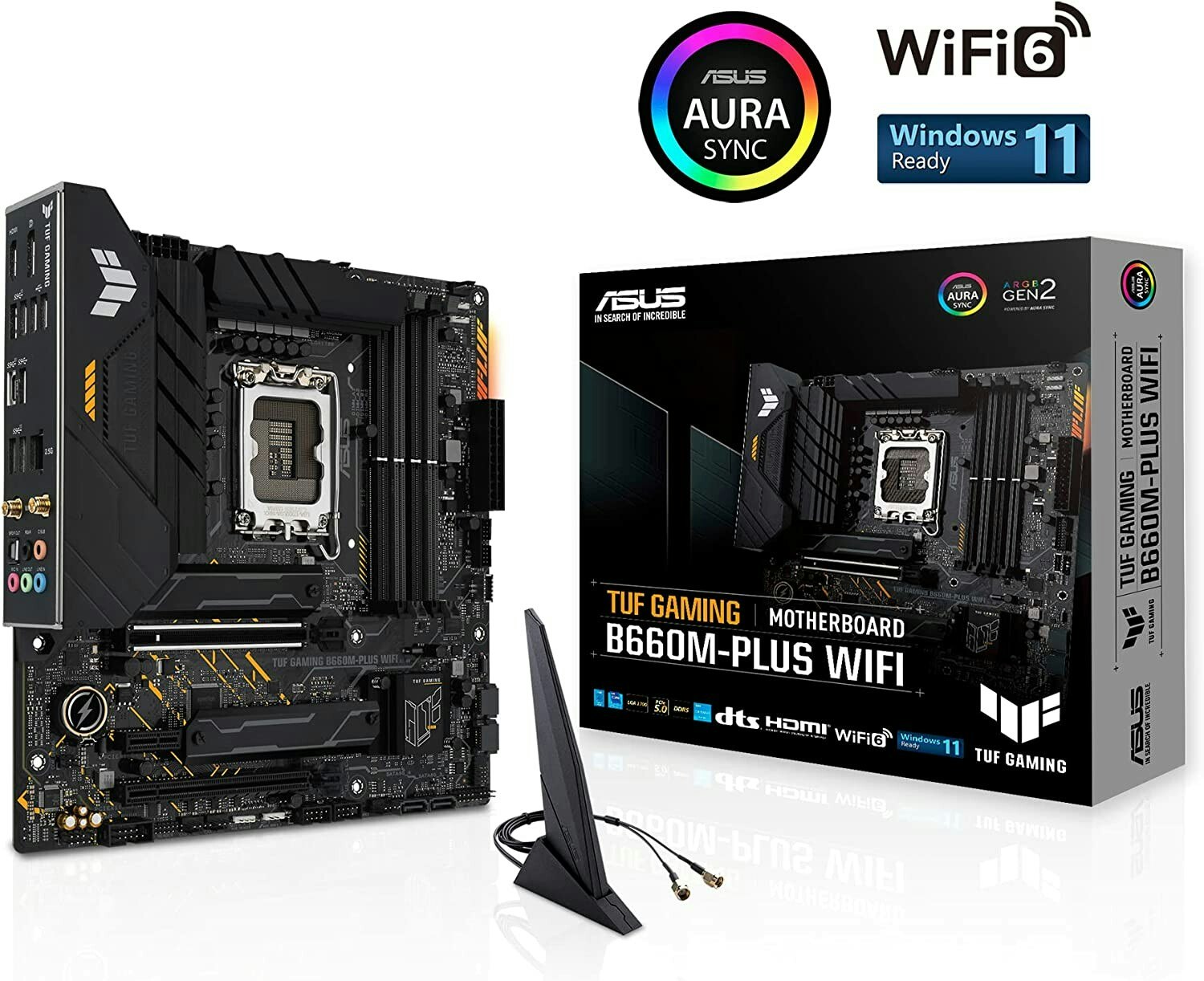 ASUS TUF GAMING B660M-PLUS WIFI, motherboard - 1700