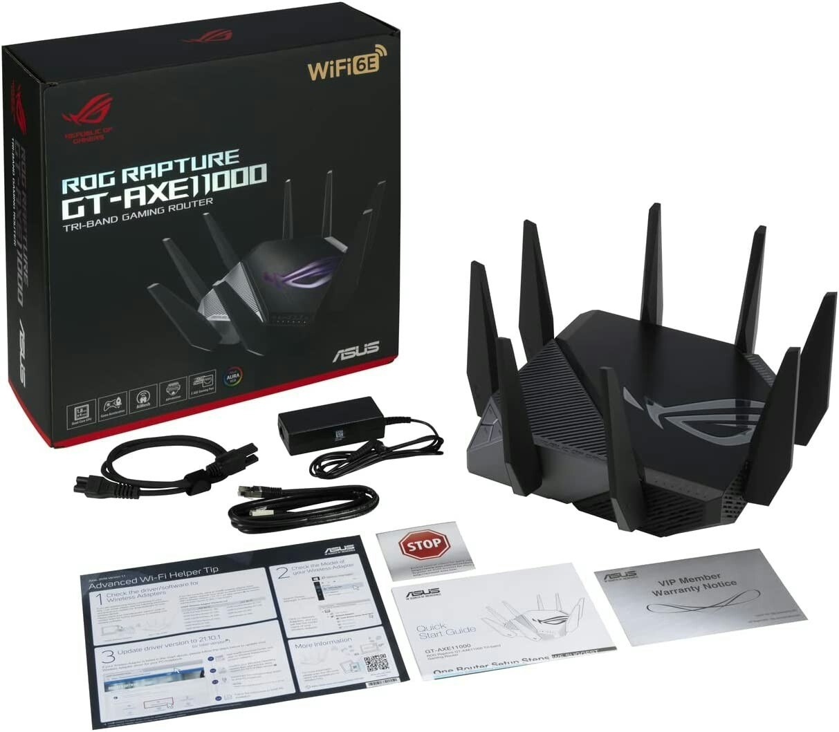 ASUS ROG Rapture GT-AXE11000 Gaming Router WiFi 6E