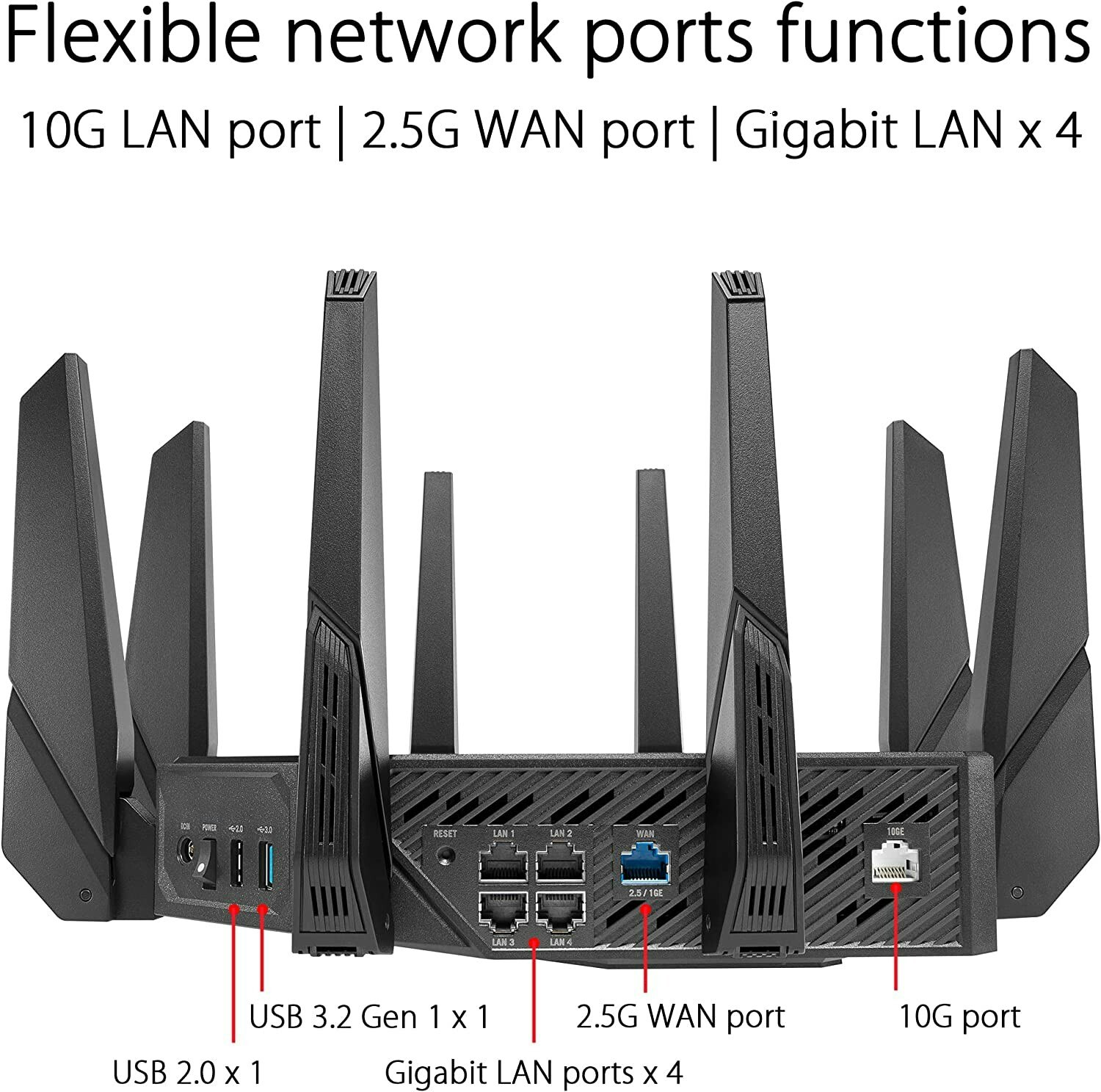 ASUS GT-AX11000 Pro, router (black)