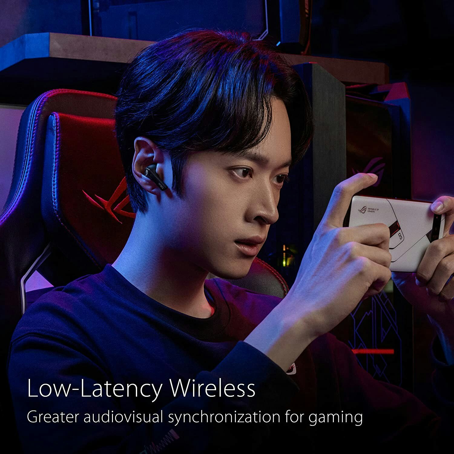 ASUS ROG Cetra True Wireless, headphones (black, Bluetooth, USB-C)