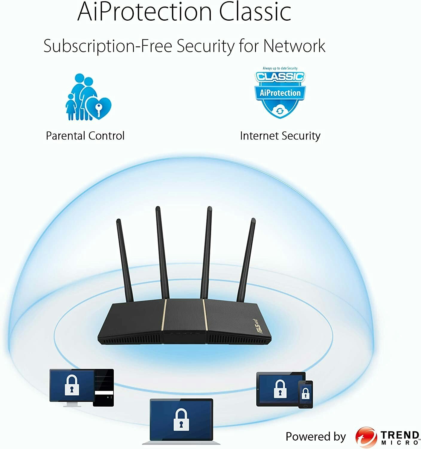 ASUS RT-AX57 AX3000 WiFi 6 router