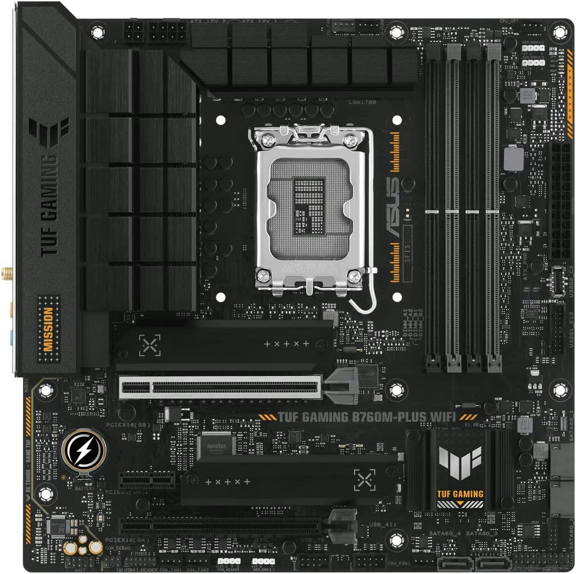 ASUS TUF GAMING B760M-PLUS WIFI, motherboard - 1700