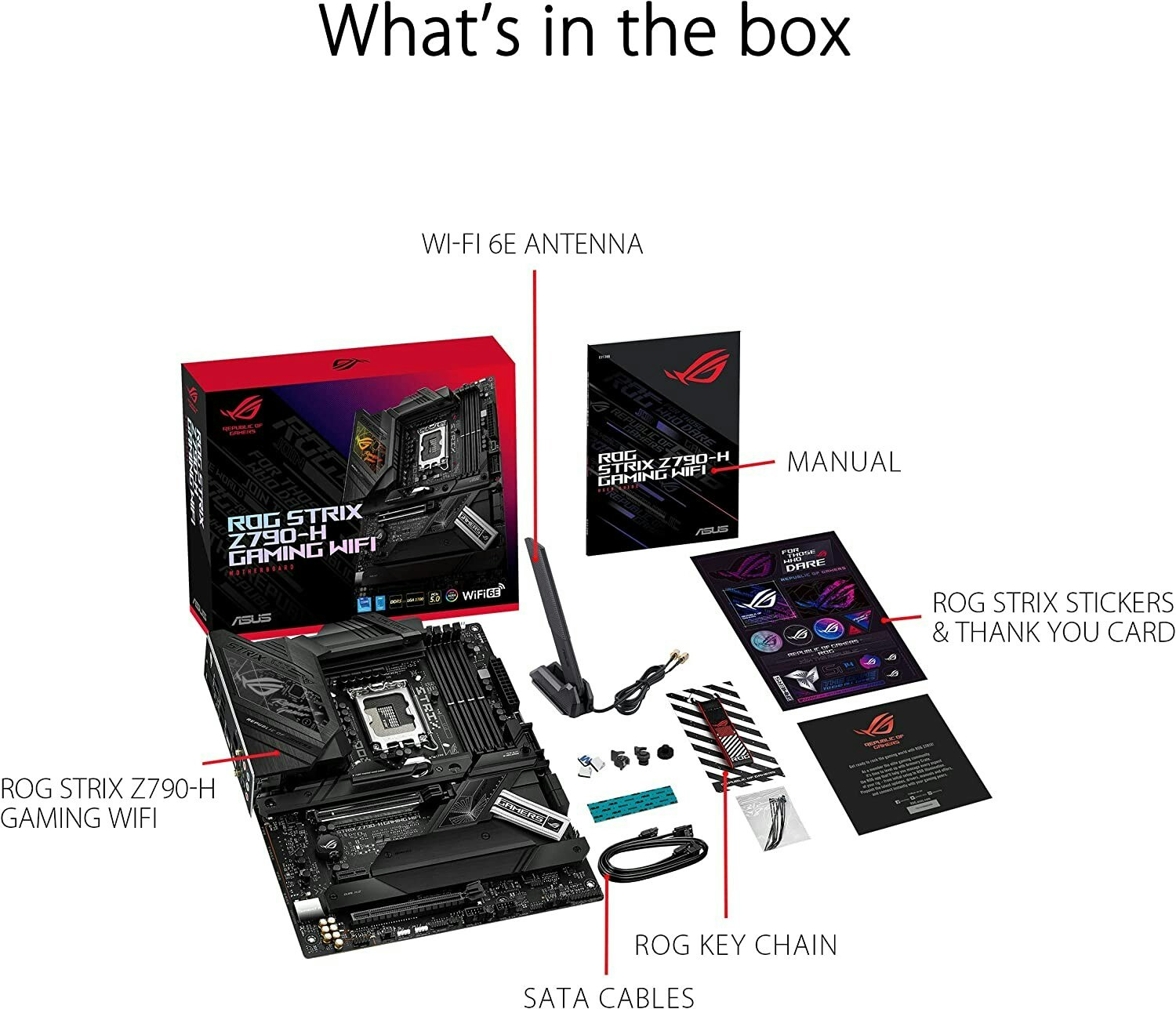 ASUS ROG STRIX Z790-H GAMING WIFI, motherboard - 1700