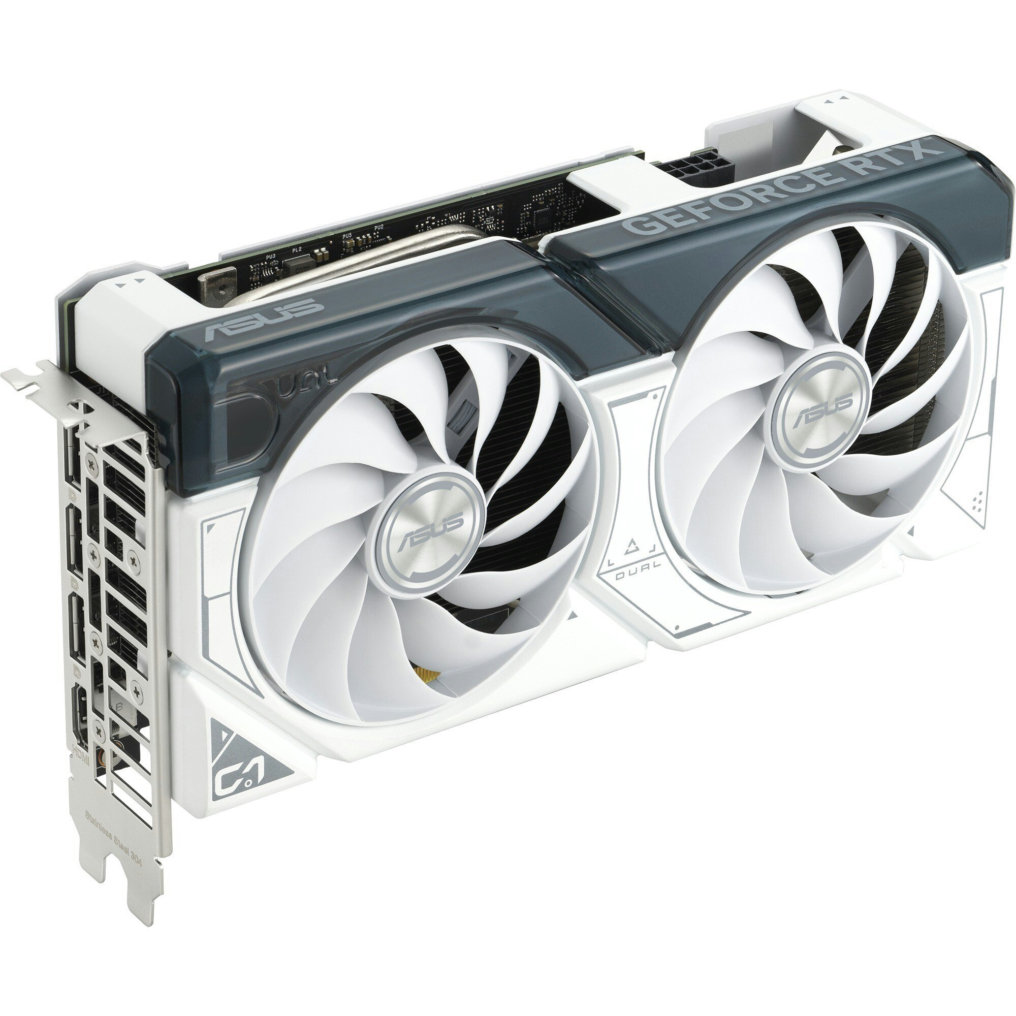 ASUS GeForce RTX 4060 Ti DUAL OC WHITE, graphics card (white, DLSS 3, 3x DisplayPort, 1x HDMI 2.1)