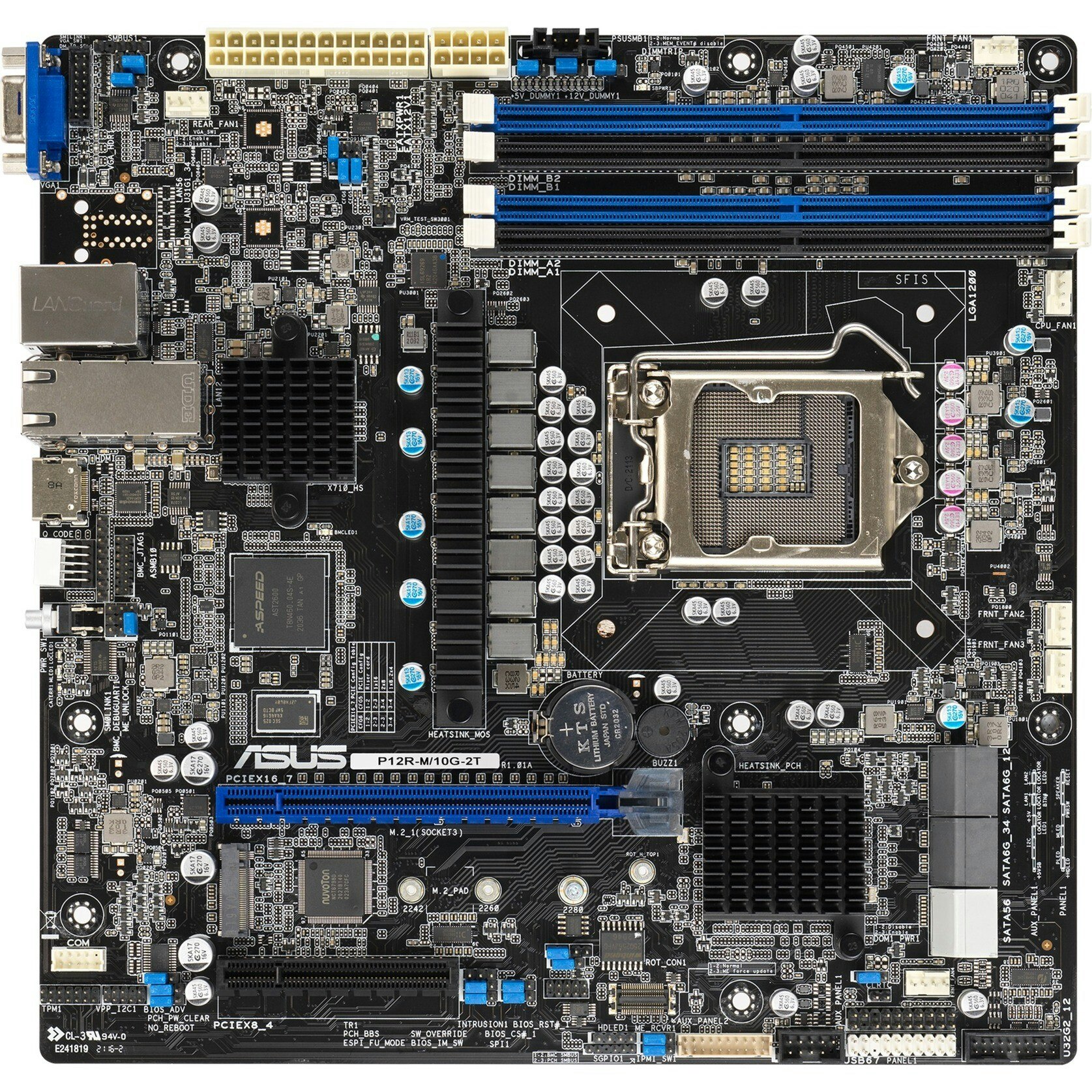 ASUS P12R-M/10G-2T - Socket 1200 - motherboard