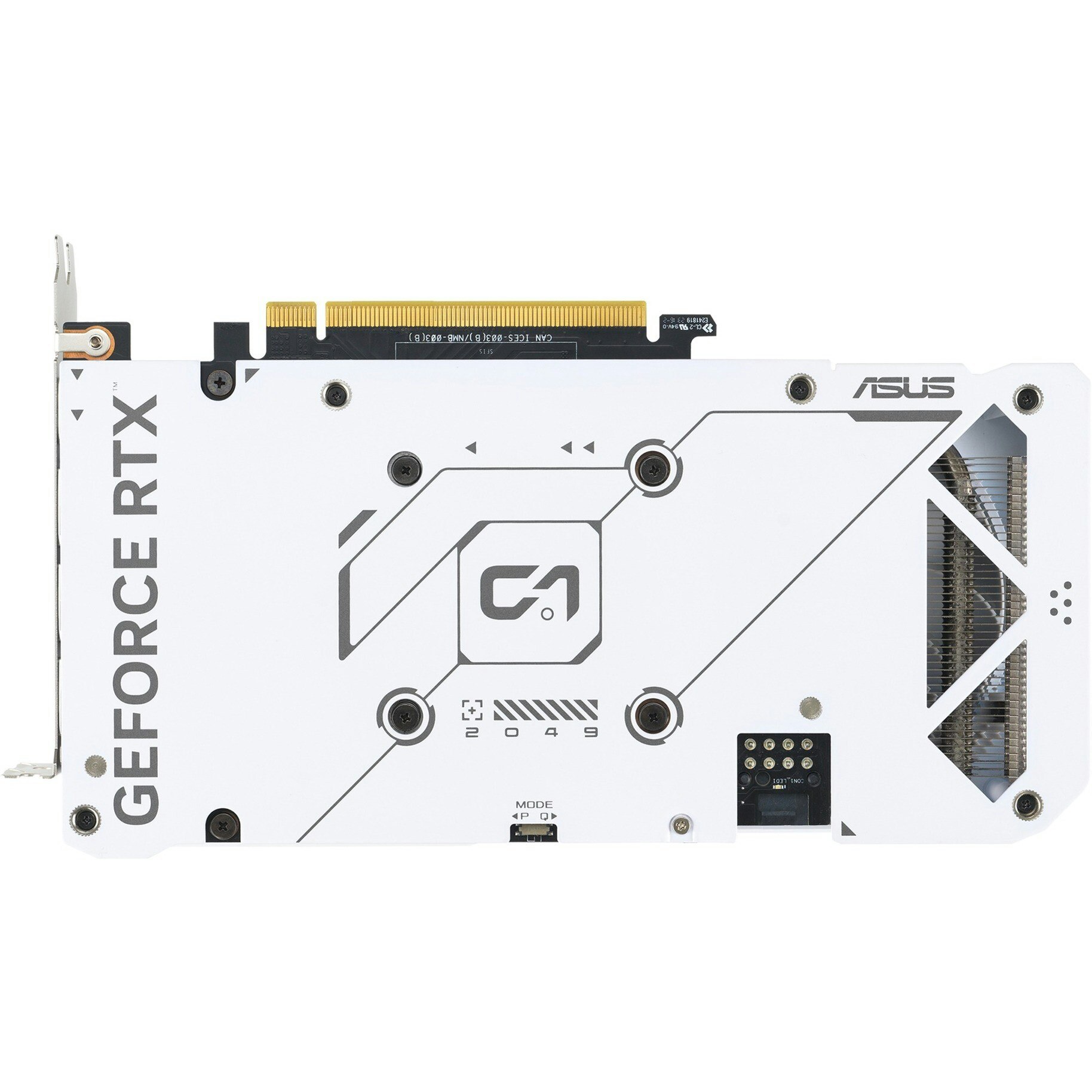 ASUS GeForce RTX 4060 DUAL OC WHITE, graphics card (DLSS 3, 3x DisplayPort, 1x HDMI 2.1)