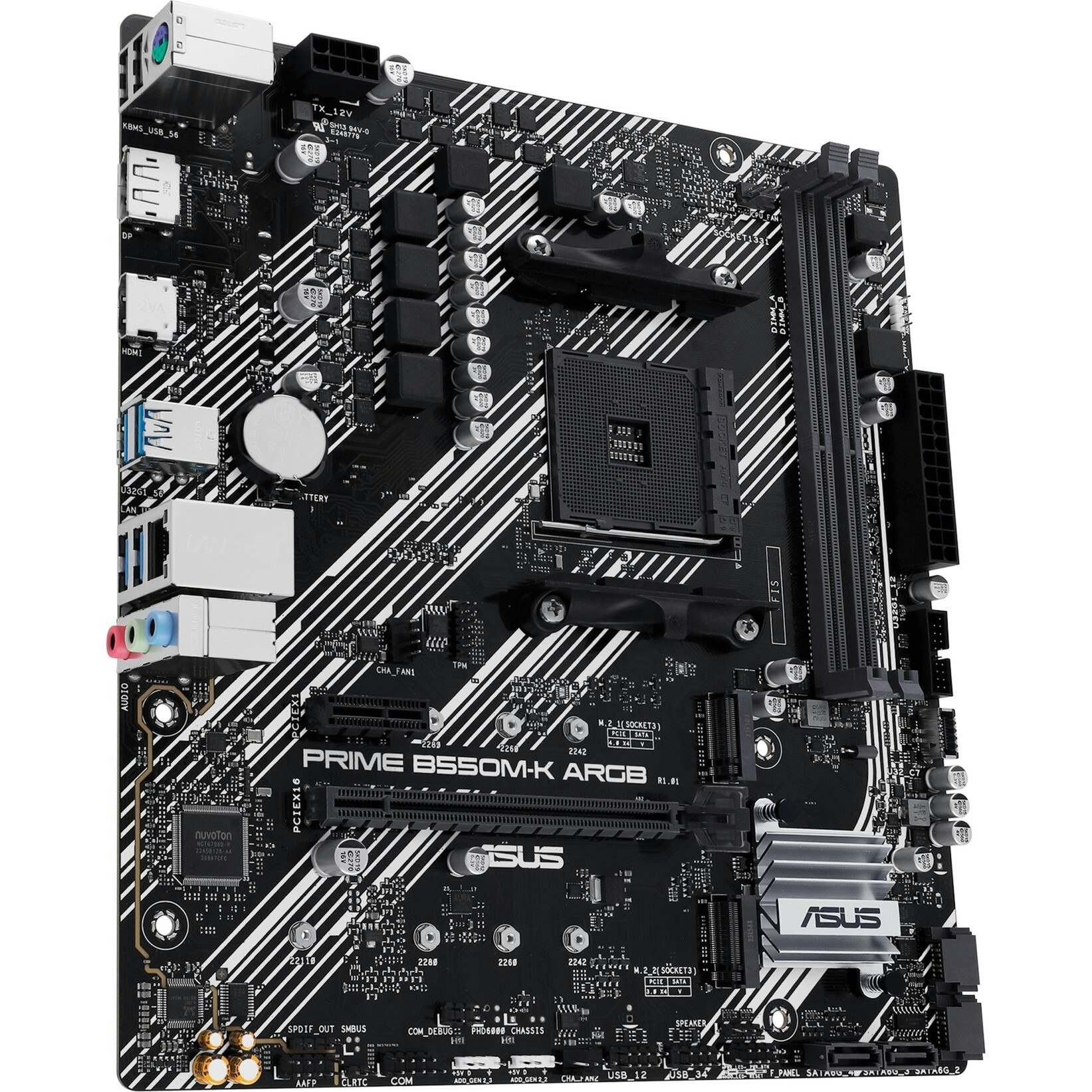 ASUS PRIME B550M-K ARGB - Socket AM4 - motherboard