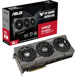 Asus Radeon RX 7800 XT TUF GAMING OC (RDNA 3, GDDR6, 3x DisplayPort, 1x HDMI 2.1)