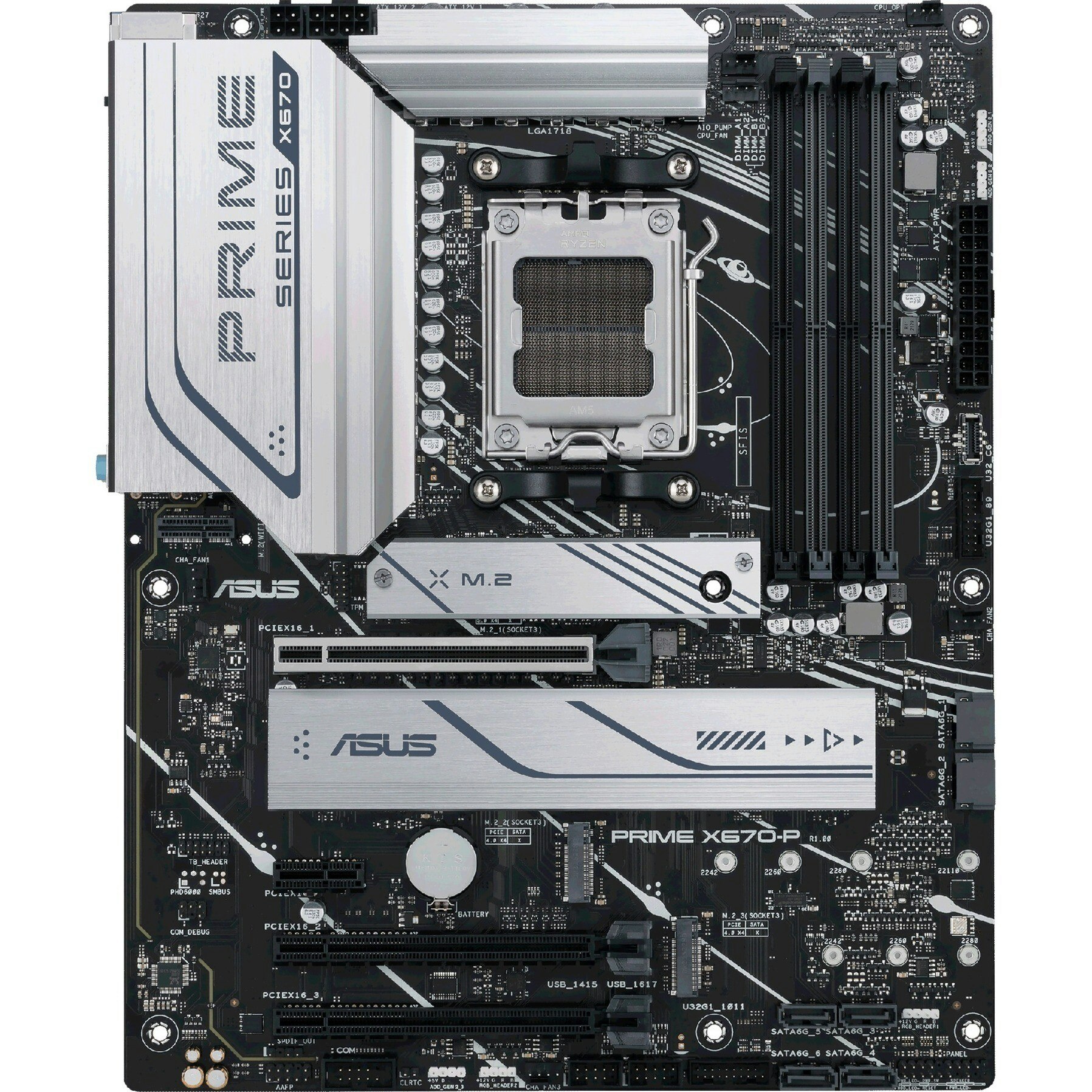 ASUS PRIME X670-P-CSM - Socket AM5 - motherboard