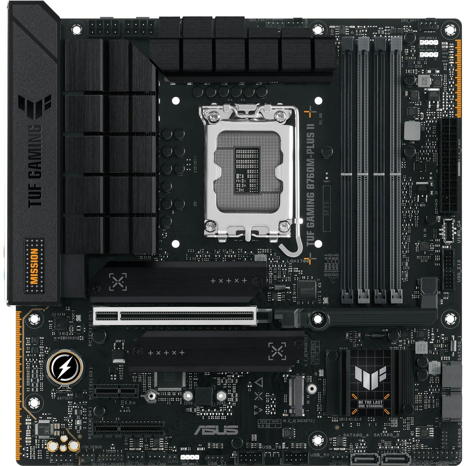 ASUS TUF GAMING B760M-PLUS II - Socket 1700 - motherboard