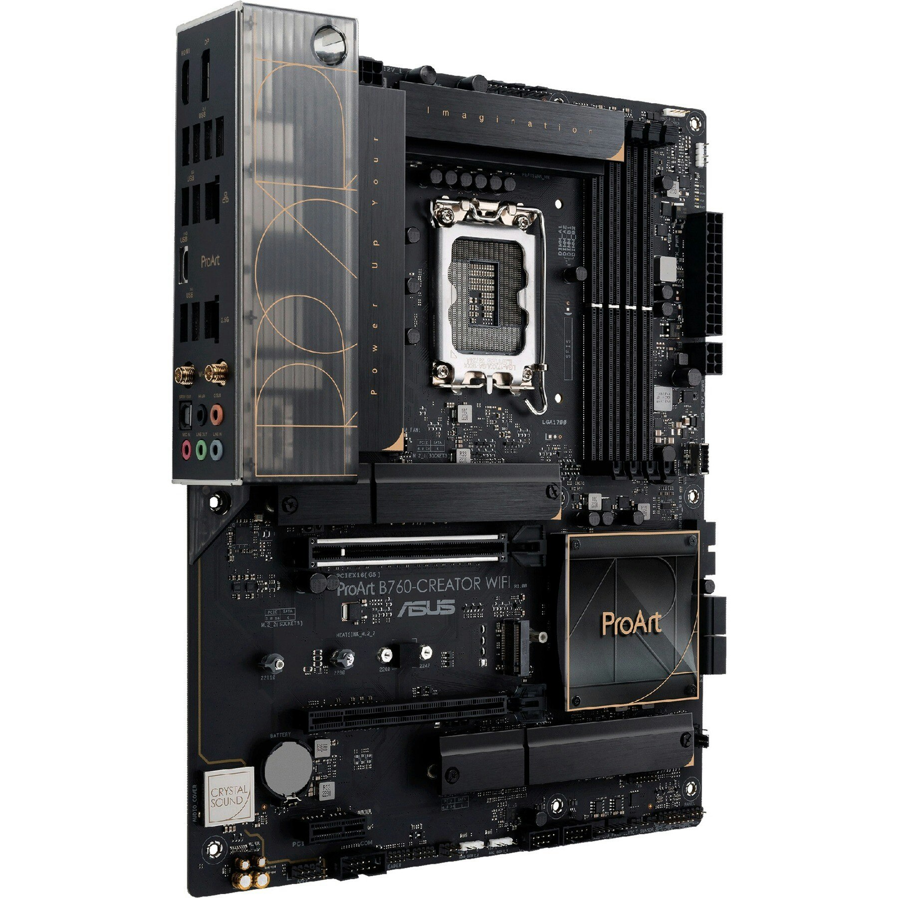 ASUS PROART B760-CREATOR WIFI - Socket 1700 - motherboard (black)