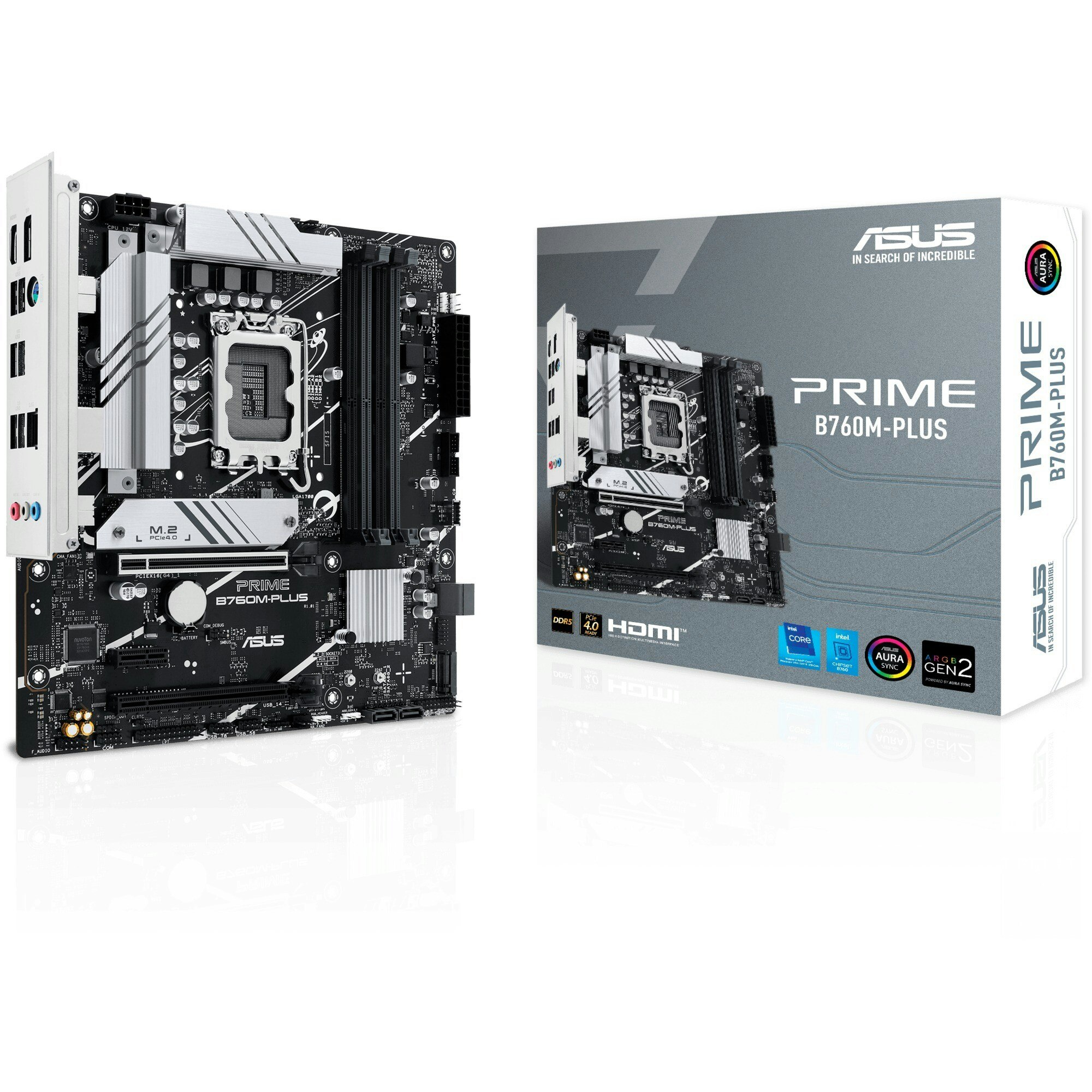 ASUS PRIME B760M-PLUS - Socket 1700 - motherboard