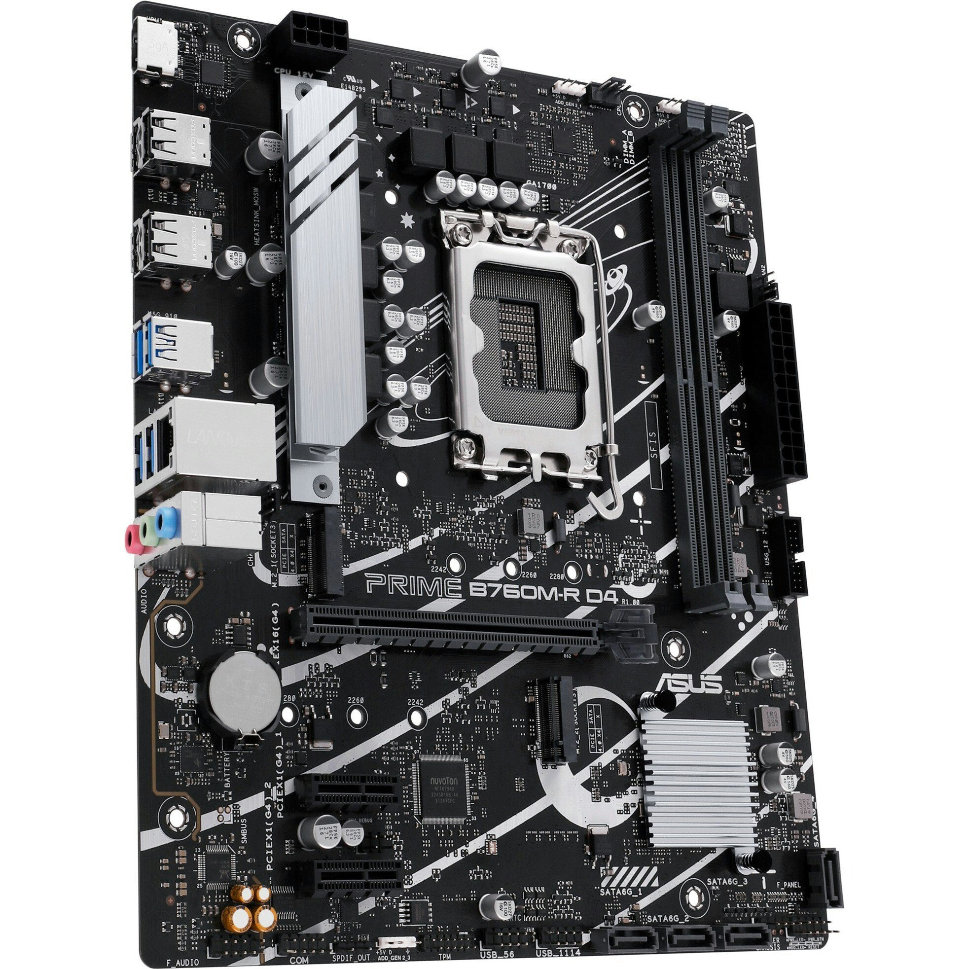 ASUS PRIME B760M-R D4 - Socket 1700 - motherboard