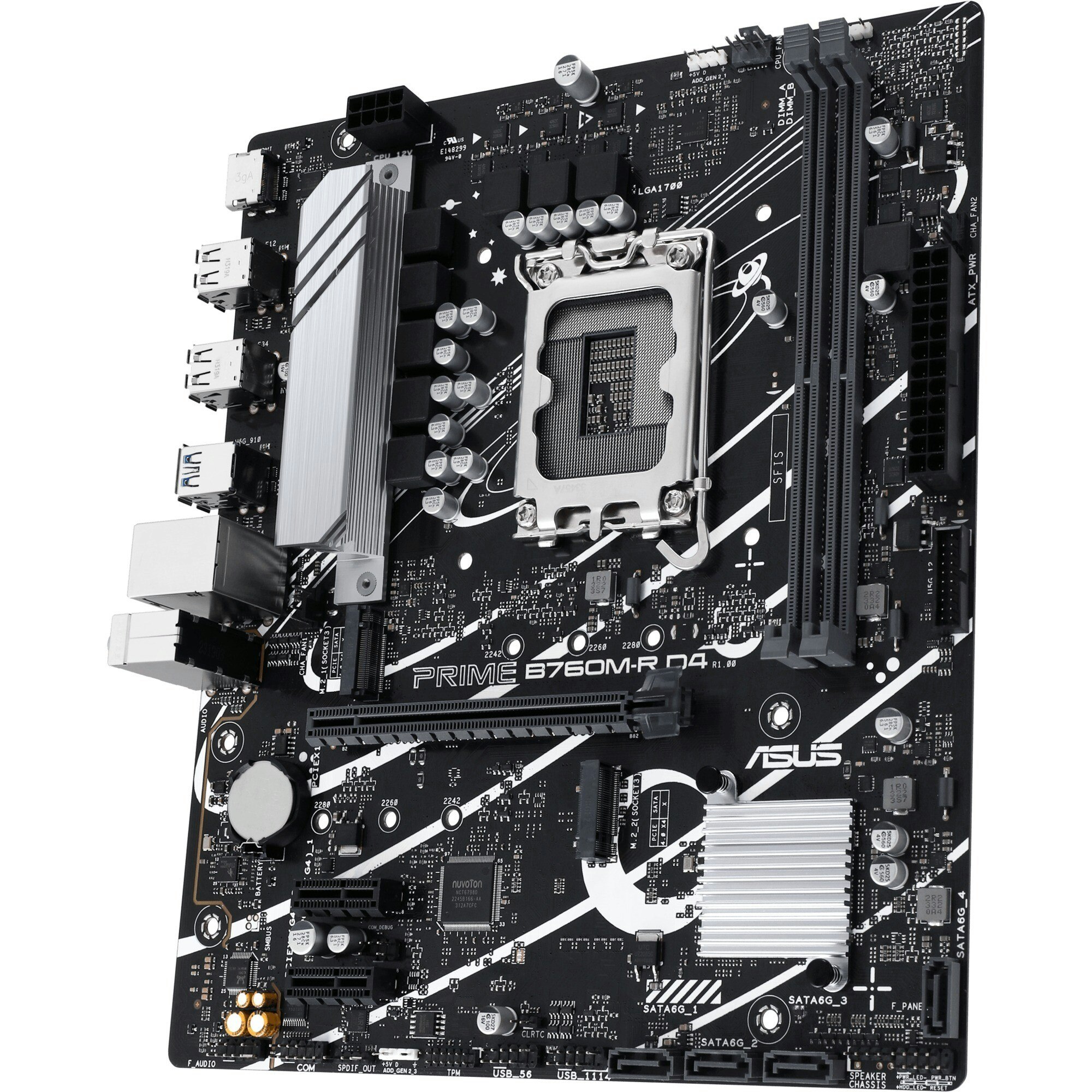 ASUS PRIME B760M-R D4 - Socket 1700 - motherboard
