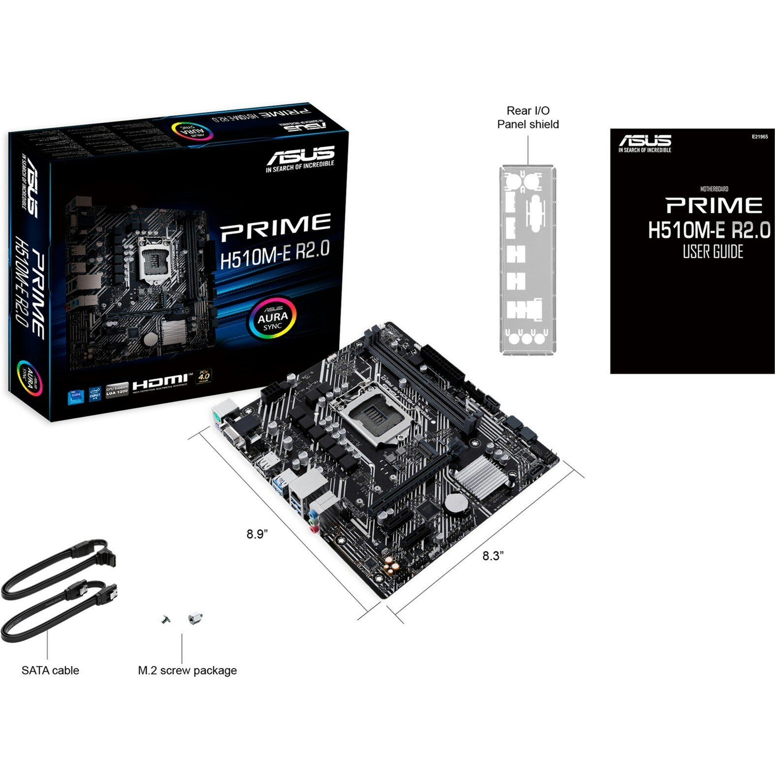 ASUS PRIME H510M-E R2.0 - Socket 1200 - motherboard