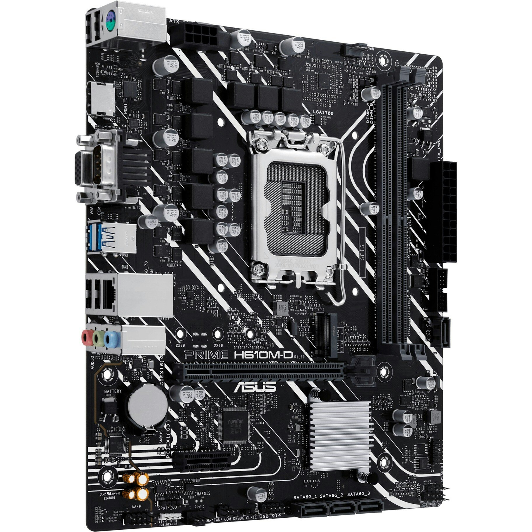 ASUS PRIME H610M-D - Socket 1700 - motherboard