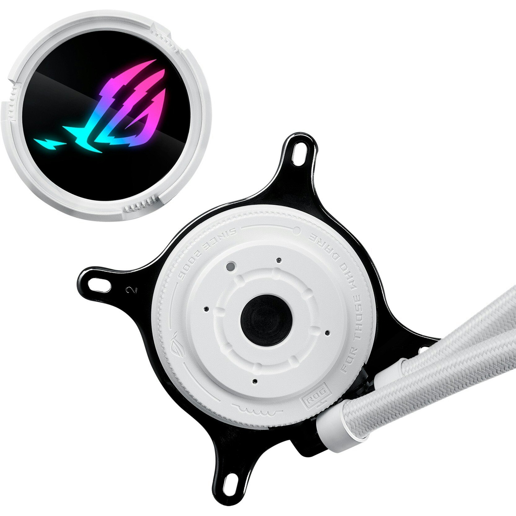 ASUS ROG STRIX LC III 240mm ARGB White Edition, water cooling (white)