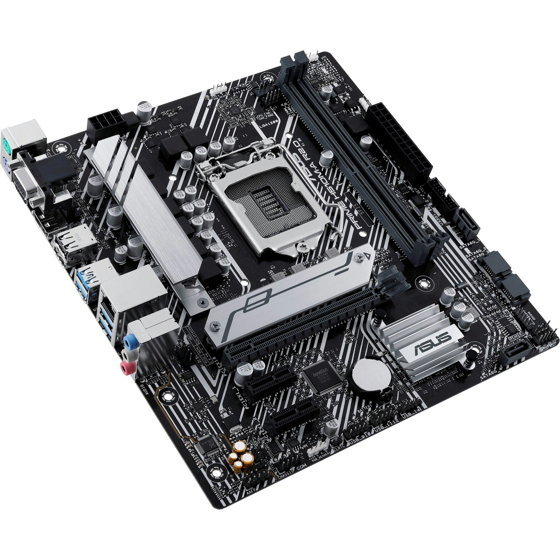 ASUS PRIME H510M-A R2.0 - Socket 1200 - motherboard (black/silver)