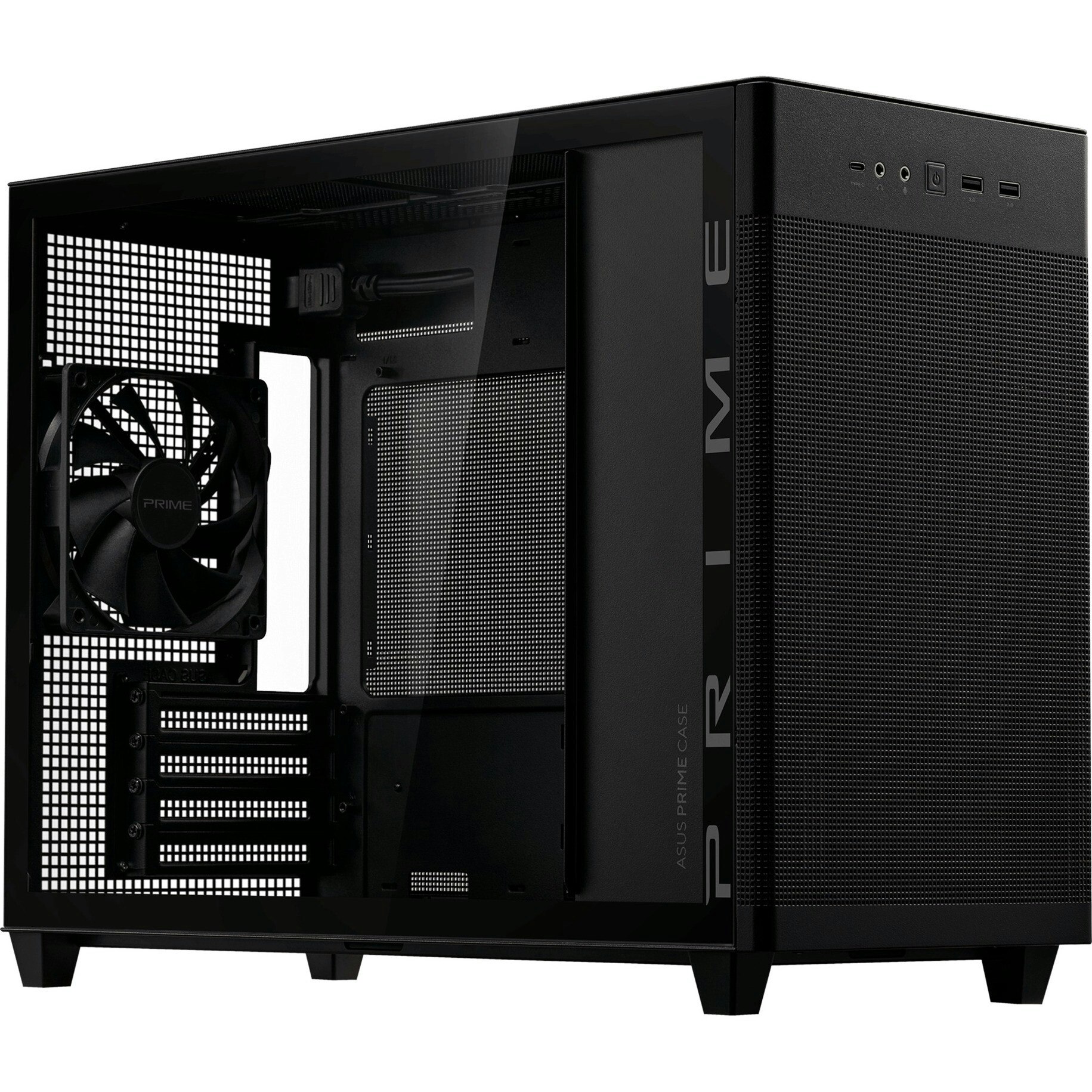 ASUS PRIME AP201 , tower case (black, tempered glass)