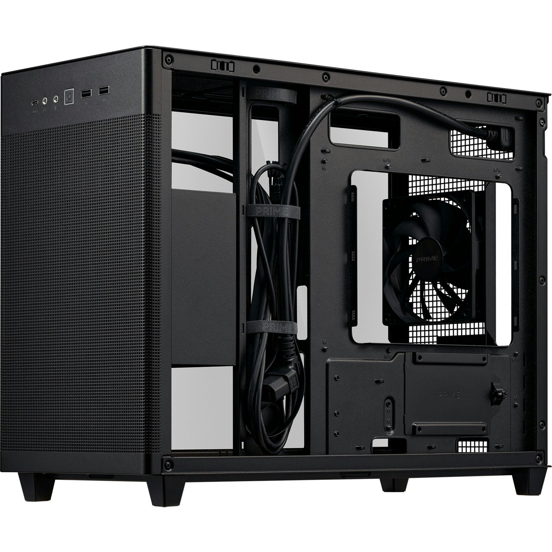 ASUS PRIME AP201 , tower case (black, tempered glass)