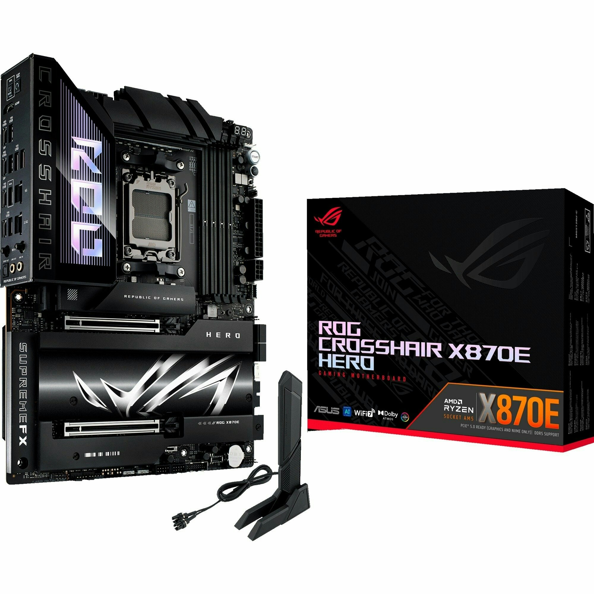 ASUS ROG CROSSHAIR X870E HERO - Socket AM5 - motherboard