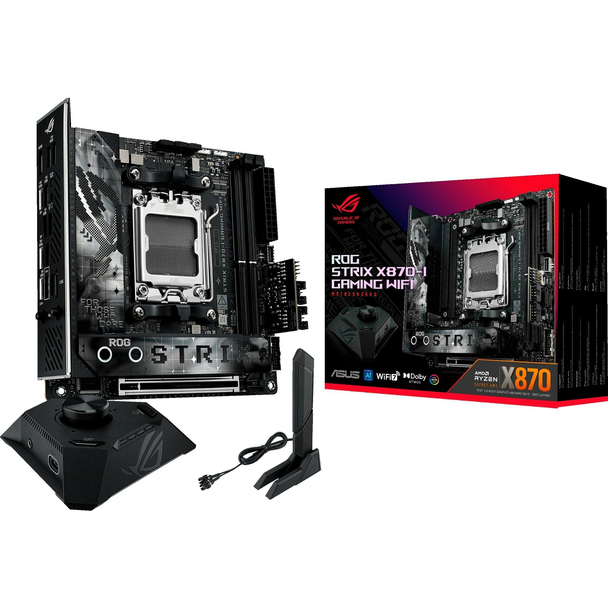 ASUS ROG STRIX X870-I GAMING WIFI - Socekt 1851 - motherboard