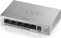 ZyXEL GS1005HP PoE / GE / UNM / 05 | 4x PoE +, PoE budget 60W