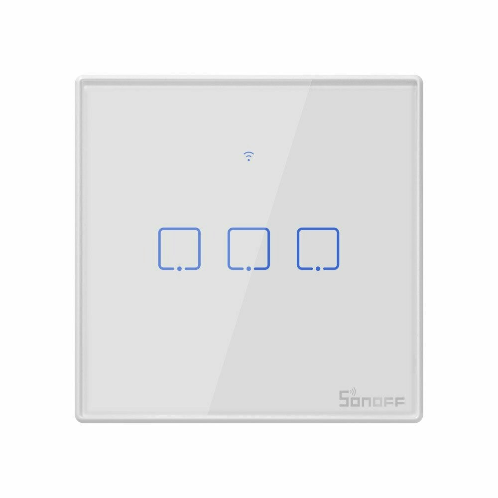 Smart Switch WiFi + RF 433 Sonoff T2 EU TX (3-channel)