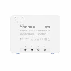 Sonoff POWR3 Smart strömställare 100-240 V 50 / 60 hz 25 A 162 mm Vit