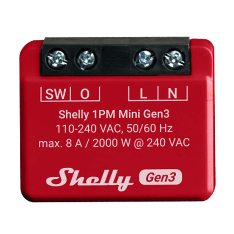 Shelly 1PM Mini Gen3 Controller