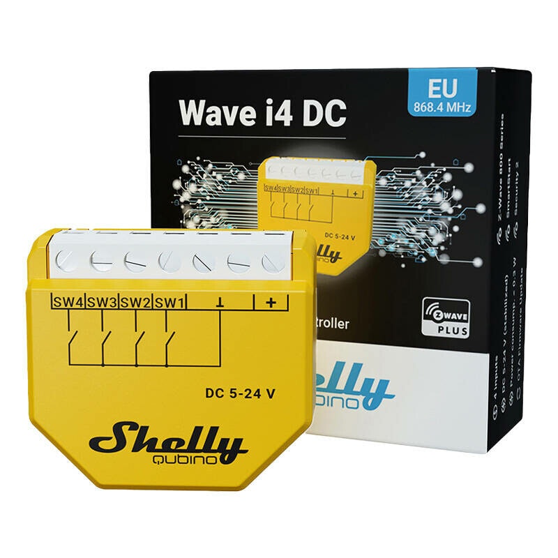 Shelly Qubino Wave i4 DC-controller