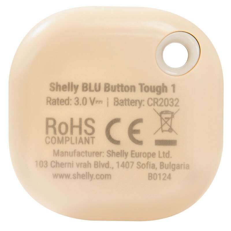 Shelly Blu Knapp Tuff 1 åtgärds- och sceneringsknapp Beige
