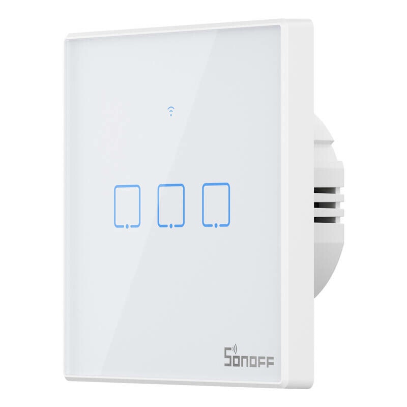 Smart Switch WiFi + RF 433 Sonoff T2 EU TX (3-channel) updated