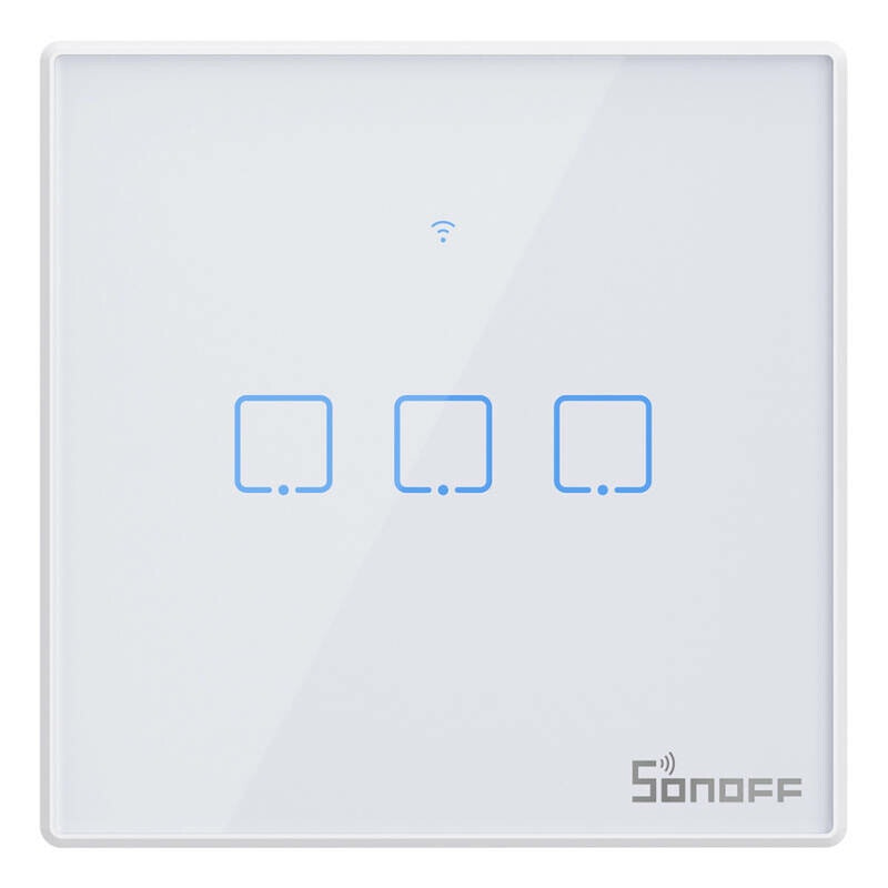 Sonoff Smart Switch WiFi RF 433 T2 EU TX (3-channel) Uppdaterad