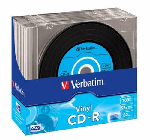 Verbatim CDR 52x SC 700MB Verbatim DL Vinyl 10 pieces