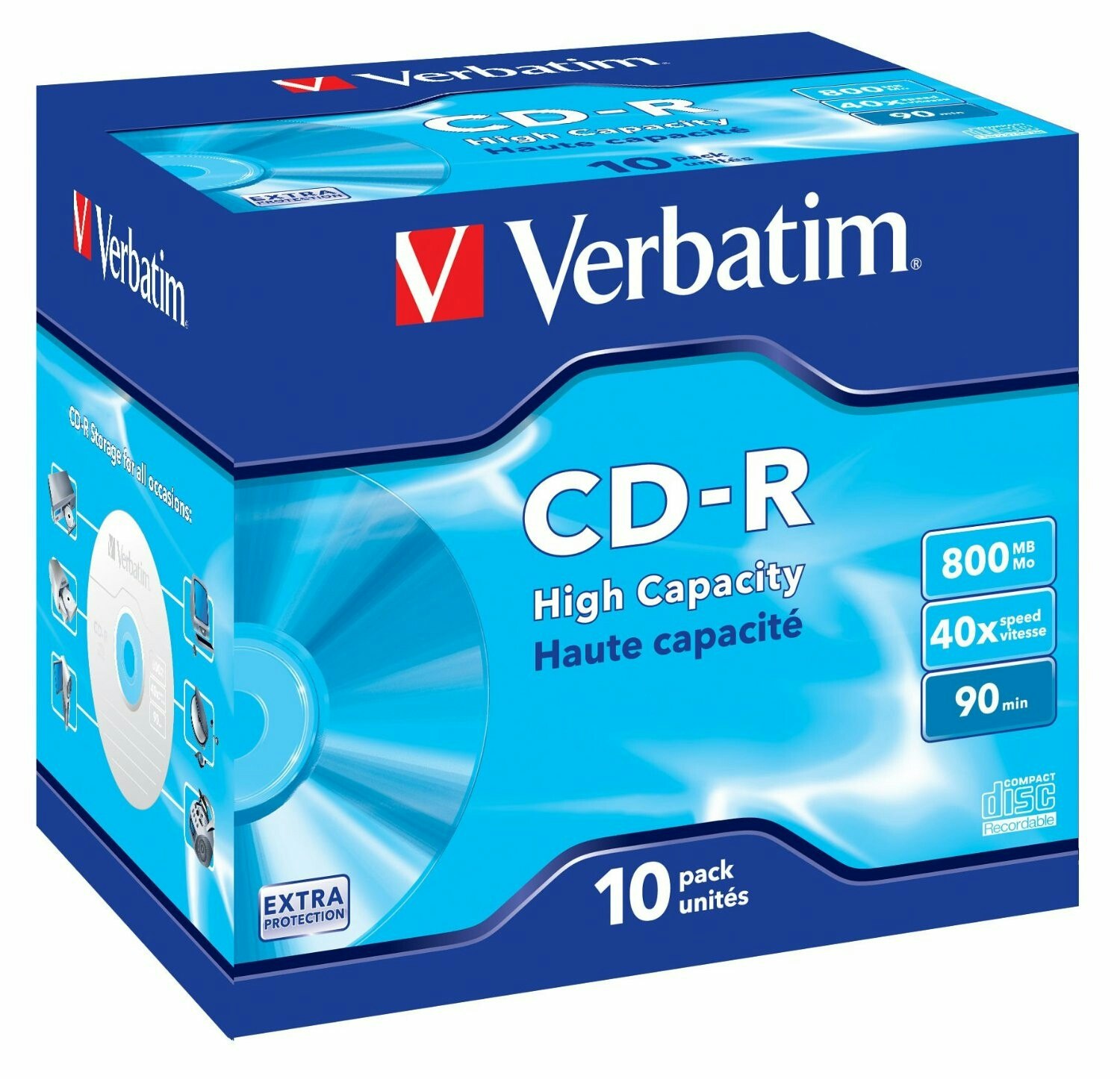 Verbatim CDR 40x JC 800MB 10-pack
