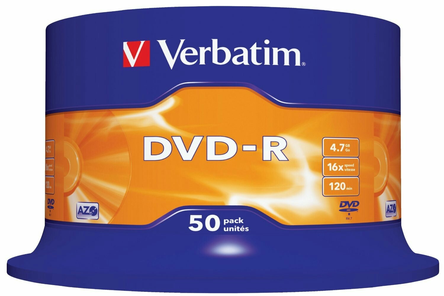 DVD-R 16x CB 4,7GB Verbatim 50 pieces