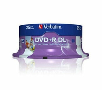 DVD+DL 8x SP 8,5GB Verbatim Pr. 25 pieces