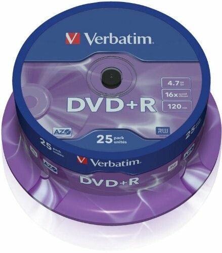 DVD+R 16x CB 4,7GB Verbatim 25 pieces