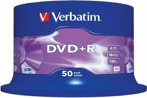 DVD+R 16x CB 4,7GB Verbatim 50 pieces