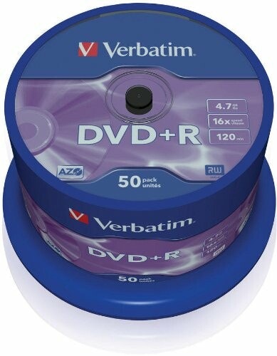 DVD+R 16x CB 4,7GB Verbatim 50 pieces